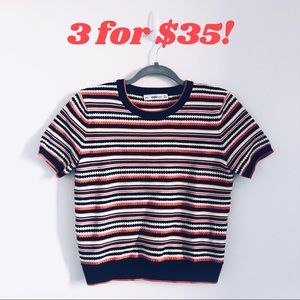 Zara Multicolor Knit Top 👚
